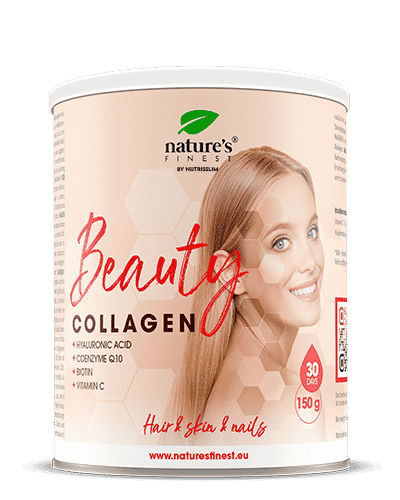 Beauty Collagen , Nourish, Hydrate  Prevent Wrinkles , Marine Collagen Peptides , Collagen  Hyaluronic Acid  Q10 , Powder For Drink , 240g
