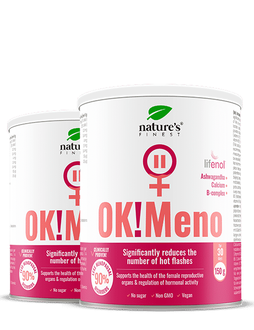 OK!Meno Set - Buy 1 Get 1 Free | Natural Menopause Aid with Ashwagandha, Bamboo Vitamins | Minimize Symptoms