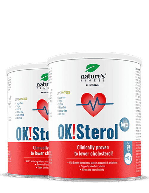 OK Sterol Forte: Natural Cholesterol Support with Artichoke and Turmeric Pack