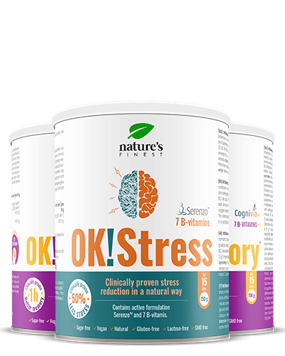 OK!Memory + OK!Stress 1+2 FREE: Boost Memory, Lessen Stress with Cognivia and Serenzo