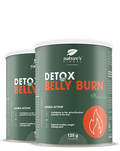Detox Belly Burn 1+1 FREE | Slimming | Eliminate Stubborn Belly Fat | Liver Detox  | Milk Thistle | Artichoke , Chlorella | 250g