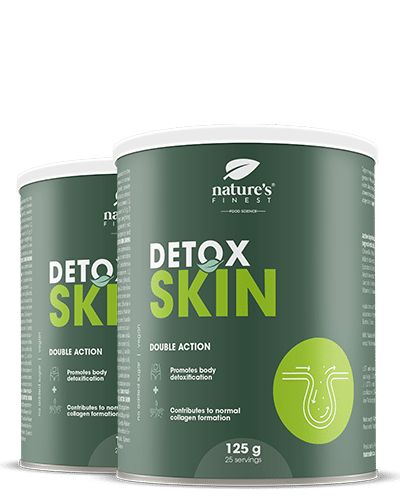 Detox Skin 1+1 FREE , 2-in-1 Beauty Formula , Cleanse Body , Reduce Wrinkles , Hyaluronic Acid , Biotin , Improve Elasticity , Anti-Aging , 250g