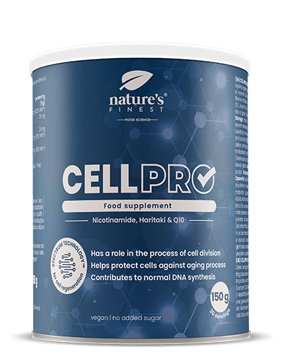 Cell Pro , Reverse Aging Supplement , Drink Or Smoothie , Nicotinamide , Vitamine B3 , Zinc Gluconate , Haritaki Extract , 150g