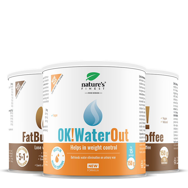 2x OK!FatBurn Coffee + OK!WaterOut bundle