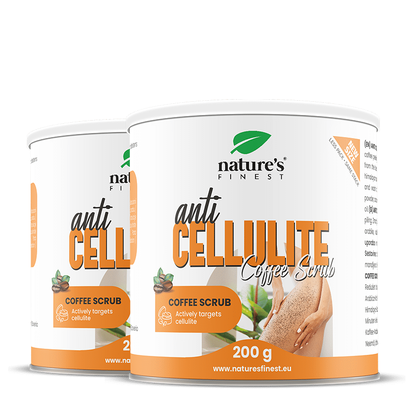 Anti Cellulite Coffee Scrub | 1+1 Free | Coffee Scrub | Anti Cellulite Stretch Marks | Nourishing Regenerating Oils | Increase Circulation