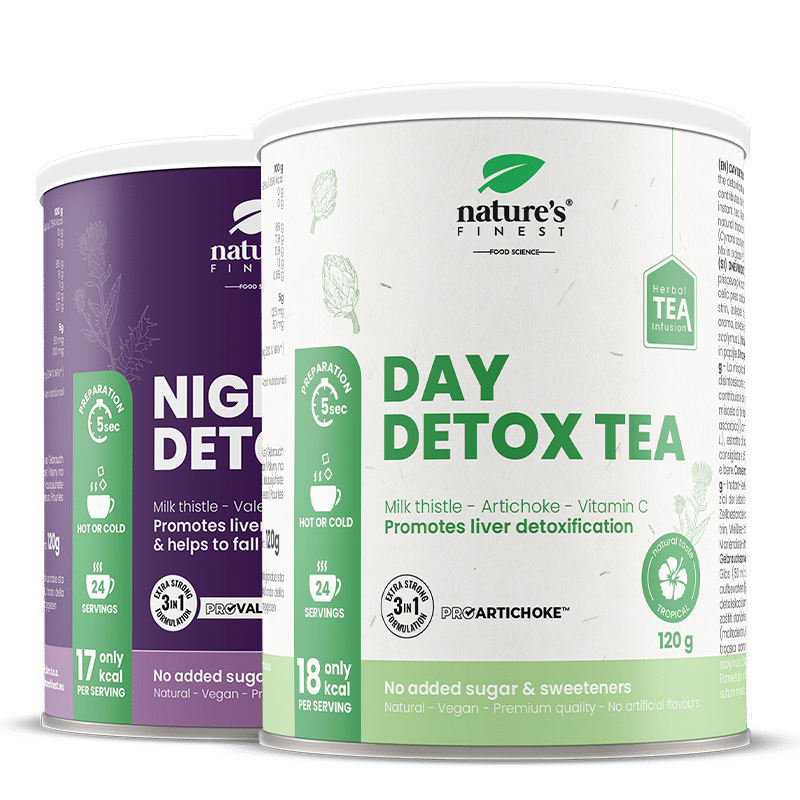 INNER CLEANSE | Day Detox tea + Night Detox Tea | Liver Protection | Digestion | Slimming