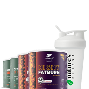2x Detox Belly Burn + 2x Night FatBurn Extreme + NF Shaker bundle