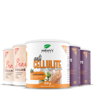 2x Cellulite PRO + 2x Beauty Collagen with Hyaluron + Anti Cellulite Coffee Scrub bundle