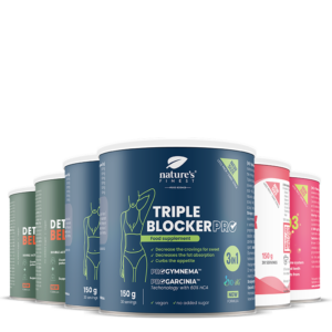 2x Detox Belly Burn + 2x Triple Blocker PRO + B-Kompleks + Vitamin D3 + Vitamin C bundle